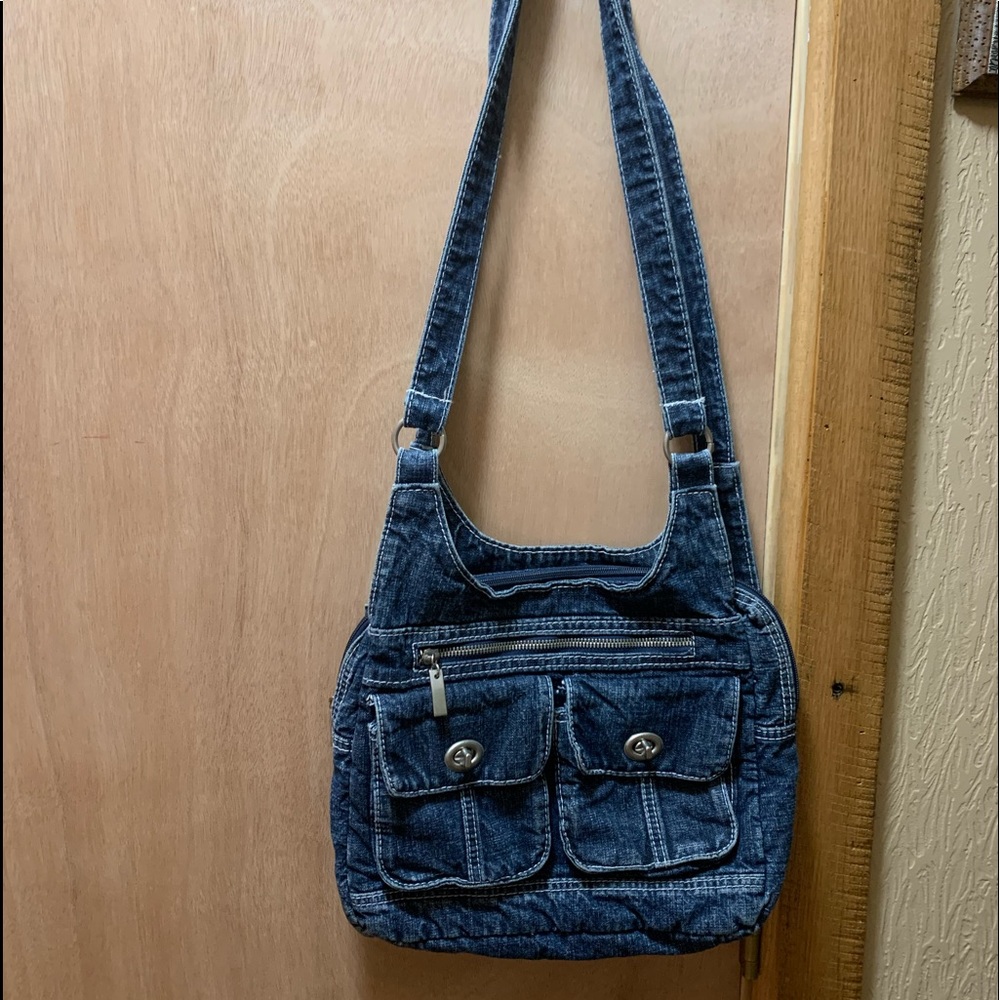 Cute little blue Jean purse